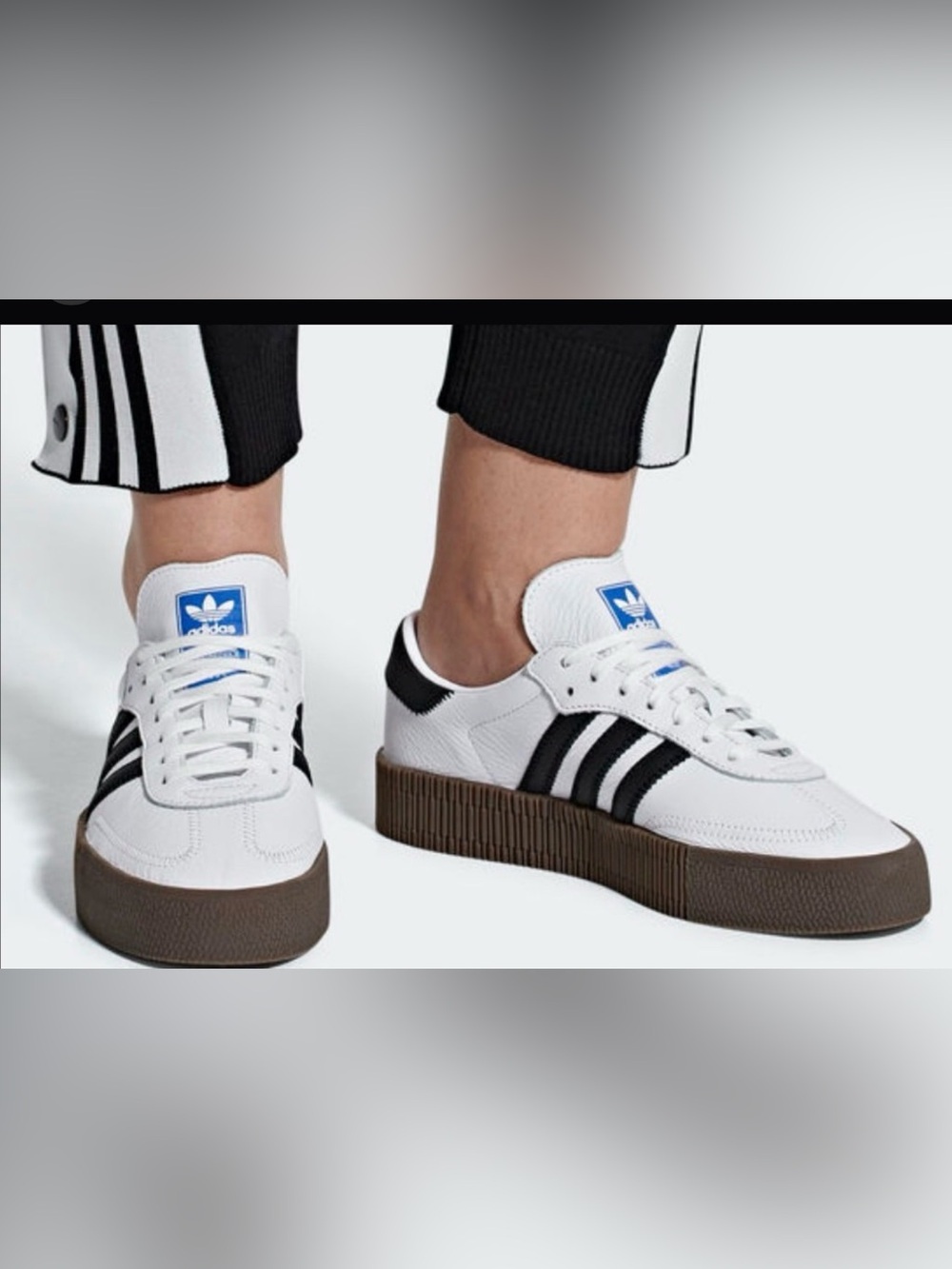 Adidas Samba Platform White sneakers